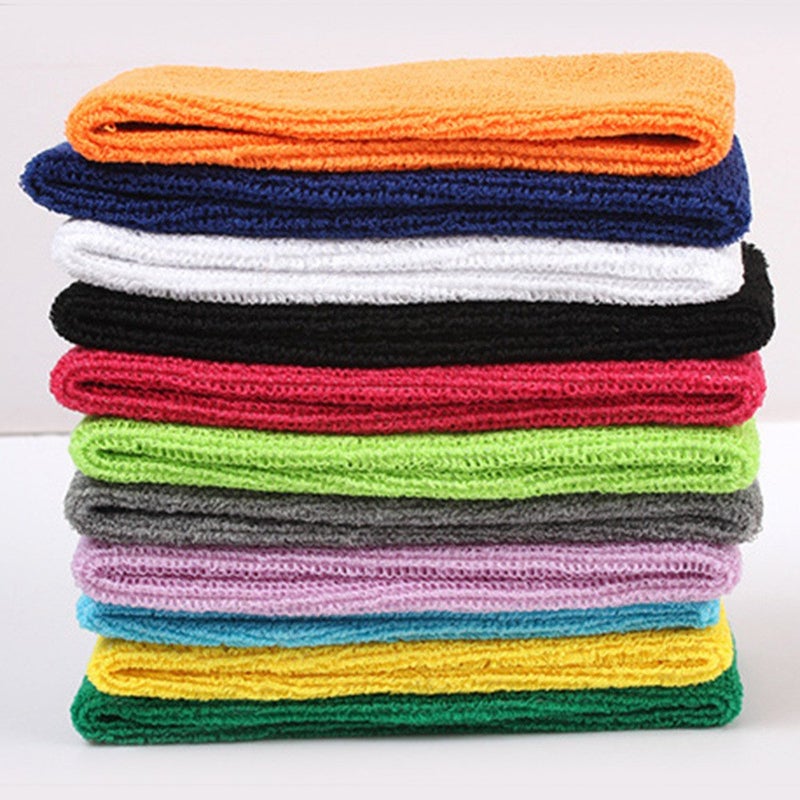 Yeshan 12 Packs Wicking Stretchy Athletic Sweatband/Sport Headbands/Head wrap/Yoga Headband/Head Scarf/Best Looking Hairband for Sports or Fashion,Towel Material - Image 3